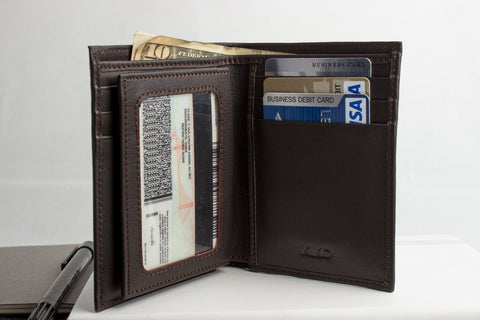 Slimfold Passcase Wallet - BE LOGO