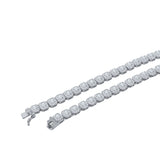 ICECUBE 5 MM 925 SILVER SQUARE TENNIS CHAIN | 9213571 - Beaming Expressions