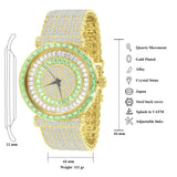 FOXY CZ ICED OUT WATCH | 51103422 - Beaming Expressions
