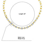Flamboyant CZ Chain | 962602 - Beaming Expressions