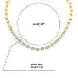 Flamboyant CZ Chain | 962602 - Beaming Expressions