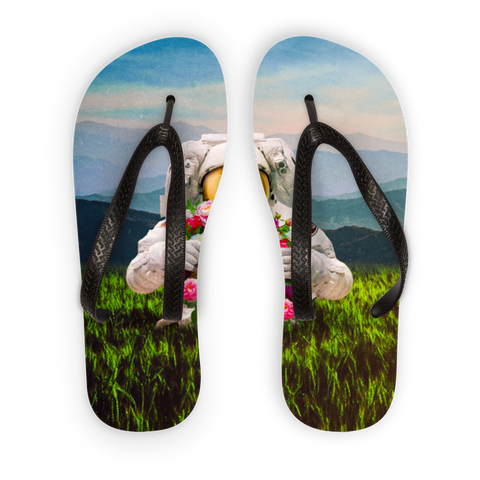 Escape the Universe Adult Flip Flops - Beaming Expressions