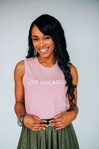 LIVE UNCAGED Tank - Beaming Expressions