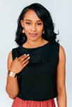 Victoria Crop Top - Beaming Expressions