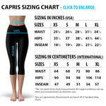 Womens Rainbow Houndstooth Capri Leggings - Beaming Expressions