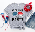 We the people like to party T-shirt - Beaming Expressions