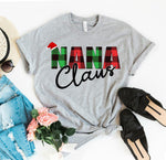 Nana Claus Christmas T-shirt - Beaming Expressions