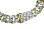 STALLION Gold 18MM CZ Cuban Chain | 961552 - Beaming Expressions