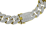 STALLION Gold 18MM CZ Cuban Chain | 961552 - Beaming Expressions