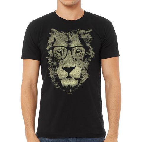 Lion Wearing Glasses - Beaming Expressions