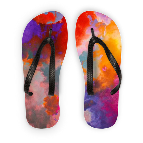 Éclaircie Adult Flip Flops - Beaming Expressions
