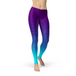 Avery Deep Sea Triangles Leggings - Beaming Expressions