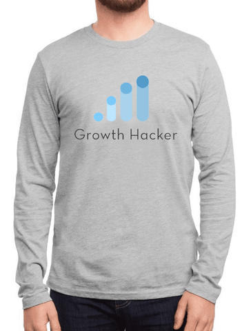 Growth Hacker Full Sleeves T-shirt - BE LOGO