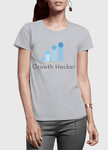Growth Hacker Half Sleeves Women T-shirt - BE LOGO