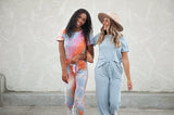 DT Emma two-piece set in Baby Blue - BE LOGO